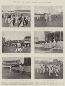 El Partido de Cricket de Eton y Harrow en Lords de English Photographer