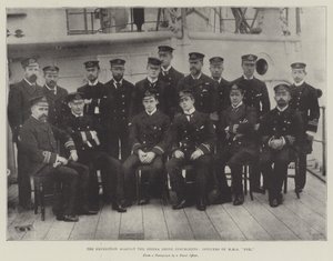 La Expedición contra los Insurgentes de Sierra Leona, Oficiales del HMS Fox