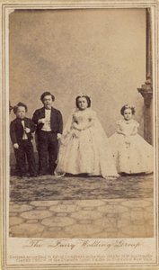 El grupo de la Boda de Hadas; General Tom Thumb de English Photographer