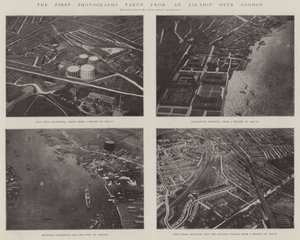 Las primeras fotografías tomadas desde un dirigible sobre Londres