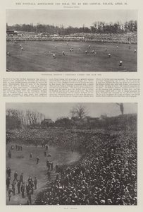 La final de la Copa de la Asociación de Fútbol en el Crystal Palace, 20 de abril