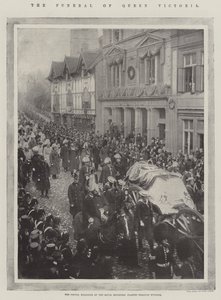 El funeral de la reina Victoria de English Photographer