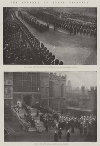 El funeral de la Reina Victoria de English Photographer