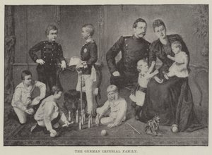 La familia imperial alemana