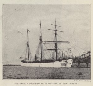 El barco de la expedición alemana al Polo Sur Gauss de English Photographer
