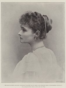 La Gran Duquesa Alexandra Feodorovna (Princesa Alix de Hesse), la prometida del Emperador Nicolás II de English Photographer
