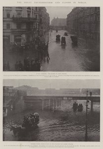 La gran tormenta y las inundaciones en Berlín