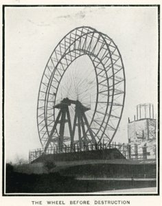 La Gran Rueda en Earls Court, Londres; de The Sphere, 13 de abril de 1907