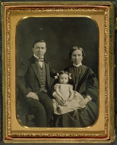 La familia Hiller, c.1850 de English Photographer