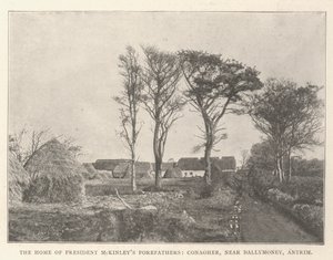 El Hogar de los Antepasados del Presidente McKinley, Conagher, cerca de Ballymoney, Antrim de English Photographer