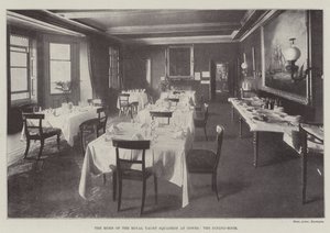 El hogar del Escuadrón Real de Yates en Cowes, el comedor
