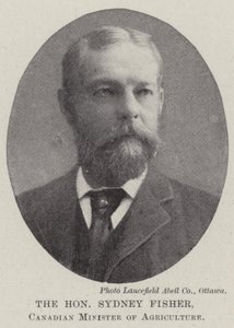 El honorable Sydney Fisher, ministro de Agricultura de Canadá de English Photographer