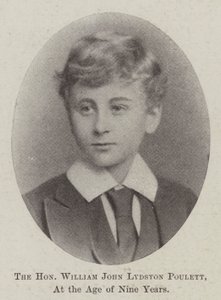 El Honorable William John Lydston Poulett, a la edad de nueve años de English Photographer