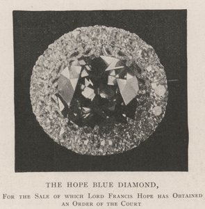 El diamante azul Hope de English Photographer