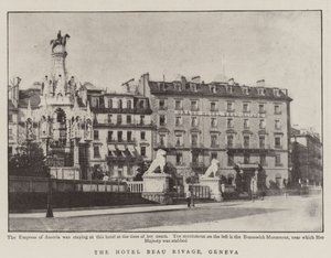 El Hotel Beau Rivage, Ginebra de English Photographer