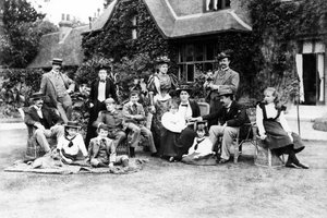 La familia Husey, c.1890
