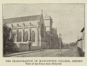 La inauguración del Colegio Manchester, Oxford de English Photographer