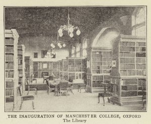 La inauguración del Colegio Manchester, Oxford de English Photographer
