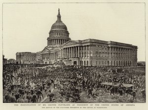 La inauguración del Sr. Grover Cleveland como presidente de los Estados Unidos de América de English Photographer