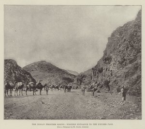 El Levantamiento de la Frontera India, Entrada Occidental al Paso Khyber de English Photographer