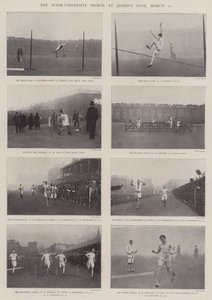 Los deportes interuniversitarios en Queens Club, 21 de marzo