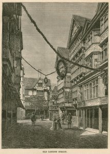 La Exposición Internacional de Salud en South Kensington: All-Hallows Staining y Butchers Row de English Photographer