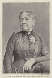 El jubileo de una gran actriz, Mrs. Keeley, nacida el 22 de noviembre de 1805 de English Photographer