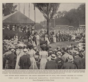 El último día de la regata de Henley, distribución de premios de English Photographer