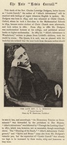 El difunto Lewis Carroll