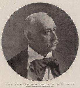 El difunto M. Félix Faure, Presidente de la República Francesa