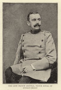 El Difunto Príncipe Leopoldo, Príncipe Real de Anhalt-Dessau de English Photographer
