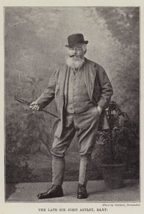 El difunto Sir John Astley, Baronet de English Photographer