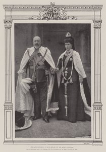 El último retrato del Rey Eduardo VII y la Reina Alexandra