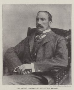 El último retrato de Sir Alfred Milner de English Photographer