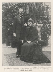 El último retrato del Duque y la Duquesa de Cornwall, tomado en Canadá de English Photographer