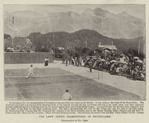 El campeonato de tenis en Suiza