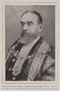 El alcalde de Londres, concejal Frank Green, quien por virtud de su cargo es convocado al primer Consejo Privado de un nuevo reinado de English Photographer