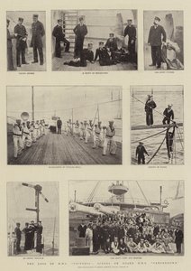 La Pérdida del HMS Victoria, Escenas a Bordo del HMS Camperdown