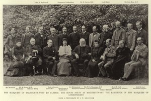 La visita del Marqués de Salisbury a Ulster, la fiesta en la casa de Maountstewart, la residencia del Marqués de Londonderry