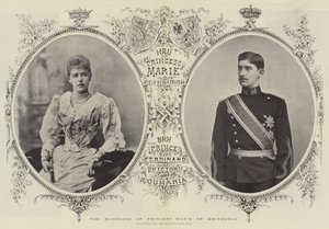 El matrimonio de la princesa Marie de Edimburgo
