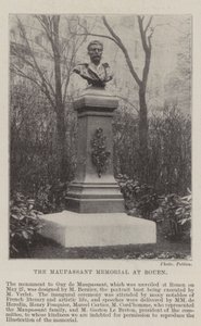 El monumento a Maupassant en Rouen de English Photographer