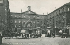 El Hospital Middlesex, Londres, 1910 de English Photographer