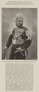 El Munshi Abdul Harim, secretario indio de la Reina
