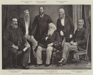 La Convención Nacional Australiana en Sídney, un Grupo de Primeros Ministros de English Photographer