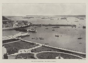Las maniobras navales, la flota en Torbay