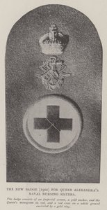 La nueva insignia (1902) para las Hermanas de Enfermería Naval de la Reina Alexandra