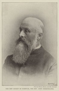 El nuevo obispo de Norwich, el reverendo John Sheepshanks