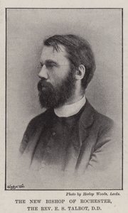 El Nuevo Obispo de Rochester, el Reverendo E S Talbot, DD de English Photographer
