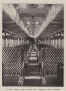 El nuevo tren corredor de la Great Western Railway Company de English Photographer