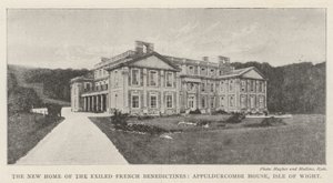 El Nuevo Hogar de los Benedictinos Franceses Exiliados, Appuldurcombe House, Isla de Wight de English Photographer